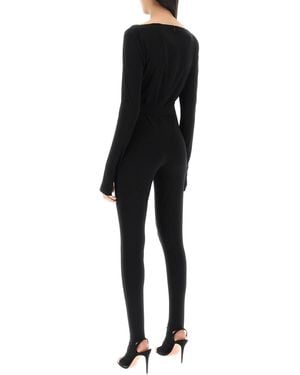 Norma Kamali Poly Lycra Catsuit - Black