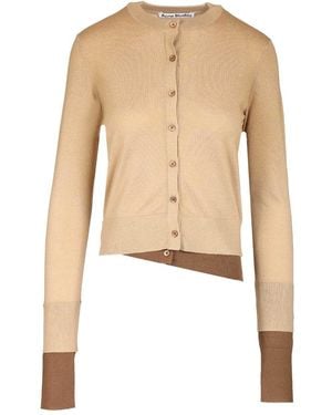 Acne Studios Kohona Silky Wool Knitwear Beige - Natural