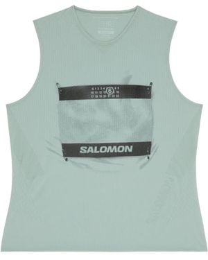 MM6 MAISON MARGIELA X SALOMON Mm6 Maison Margiela X Salomon X Salomon Logo Tank - Green