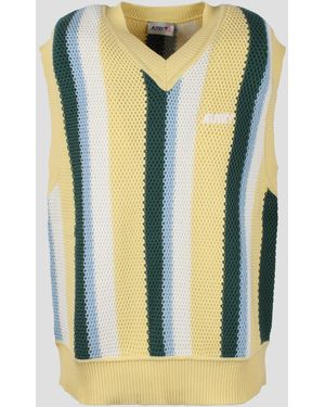 Autry Cotton Knit Vest - Green