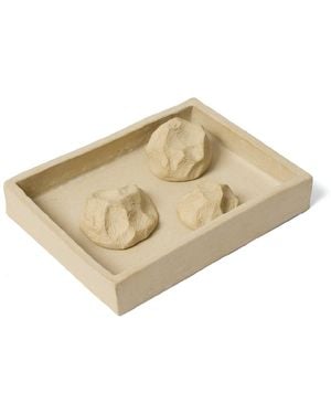 Ternua Ceramic Tray With Stones - Natural