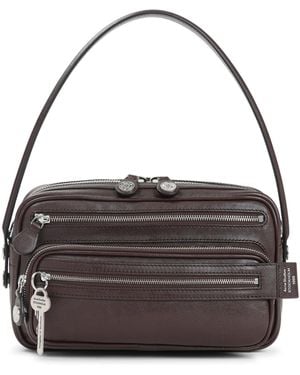 Acne Studios Chocolate Leather Camero Party Shoulder Bag-Donna - Nero