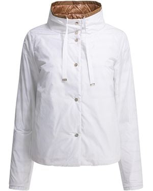 Herno Reversible Short Down Jacket Jackets And Coats White