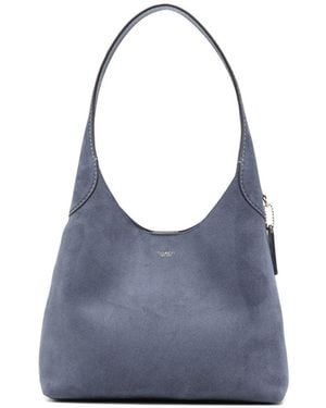 COACH Brooklyn 28 Suede Leather Shoulder Bag - Blue