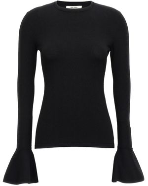 Nensi Dojaka Flared Cuffs Jumper, Cardigans - Black