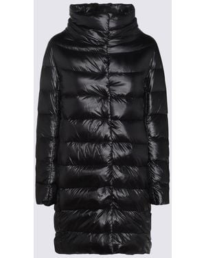Herno Coats Blacks And Greys