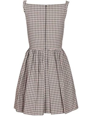 Vivienne Westwood Mini Sunday Dress Dresses White - Grey