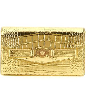 Versace Medusa Wallets And Card Holders - Metallic
