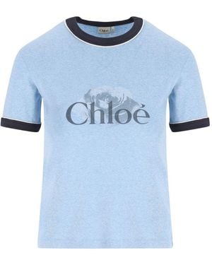 Chloé T-shirts - Blue
