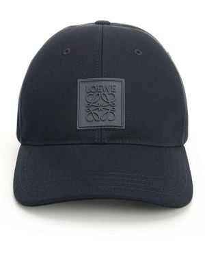 Loewe Patch Cap Hats - Blue