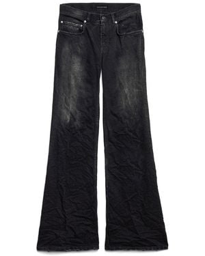 Balenciaga Wide Leg Jeans - Black