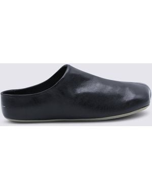 MM6 by Maison Margiela Flat Shoes Blacks And Greys
