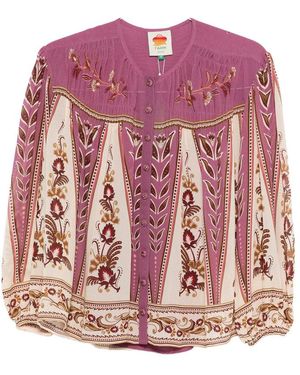 FARM Rio Shirts, Neutral - Pink