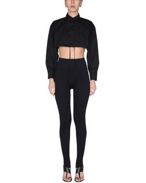 ANDREADAMO Shirt Ritagliato Andreadamo - Nero