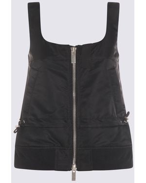 Sacai Top Blacks And Greys