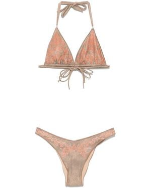 PIN UP Rodeo 3D Triangle Bikini - White