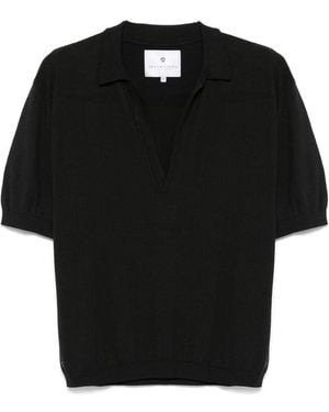 Seven Gauge Cotton Sweaters - Black