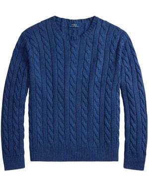 Polo Ralph Lauren Cable-Knit Cotton Jumper - Blue