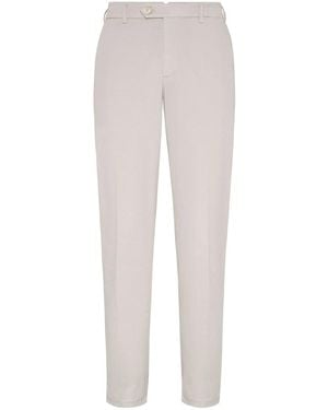 Brunello Cucinelli Cotton Pants - White