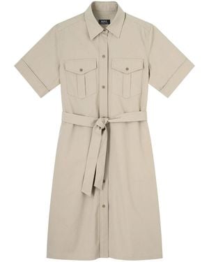 A.P.C. Sage Evy Dress - Natural