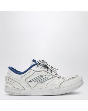 Balenciaga Hamptons Worn-Out Trainers - White