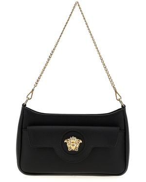 Versace Mini La Medusa Crossbody Bags - Black