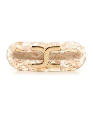 Chloé Hair Clip Jewellery Rose - Natural
