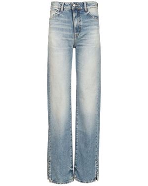 ICON DENIM Straight Leg Jean - High Waist Jeans Blue
