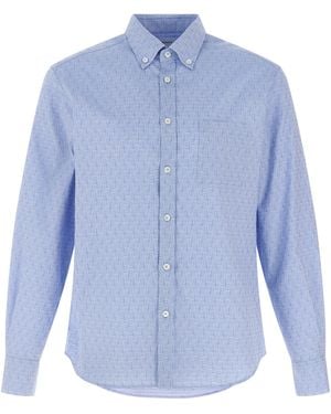 Ferragamo Gancini Camicie Celeste-Uomo - Blu