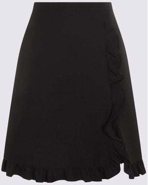 Valentino Skirts Blacks And Greys-Donna - Nero