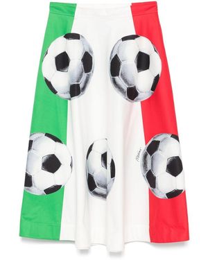 Moschino Gonne Cotone-Donna - Verde