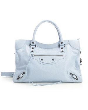 Balenciaga "Le City" Medium Bag - Blue