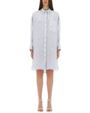 ワンピース 120% Lino Linen dress 120% Lino Dresses for Women | Online Sale up to 73% off | Lyst