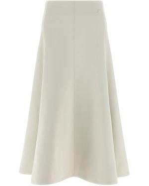 Jacquemus La Jupe Triangle Skirts - White