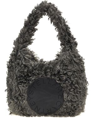 Stella McCartney Tote Hobo Borse A Spalla Grigio-Donna - Nero