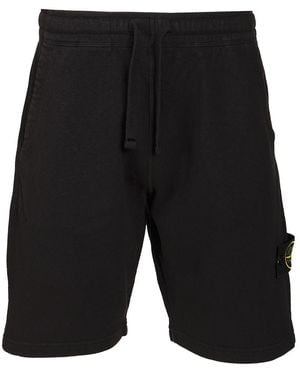 Stone Island Sweat Bottoms Sweatshirts - Black