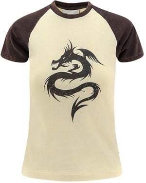 Coperni Cotton T-Shirt With Used Effect - Multicolour