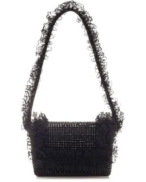 SELF PORTRAIT RESIDENCY Embellished Hand Bag Handbags - Black