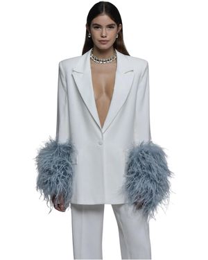 The Archivia Giacca Double Ivory Ice- -Bianco, Azzurro - Blu