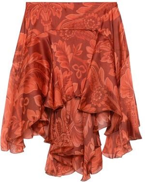 Etro Silk Skirts - Red