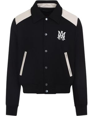 Amiri Ma Band Wool Jacket-Uomo - Nero