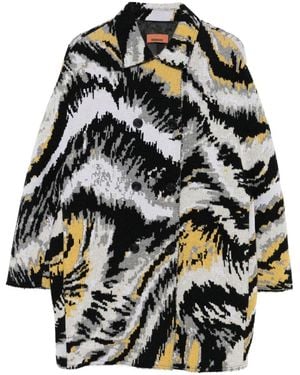 Missoni Wool Caban Coat - Black