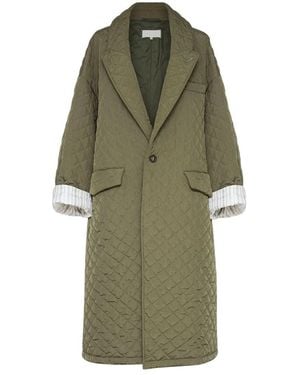 Maison Margiela Nylon Coats - Green