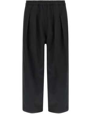 Maison Margiela Cotton Trousers - Black