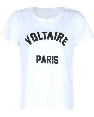 Zadig & Voltaire T-shirts And Polos Light And Natural - White
