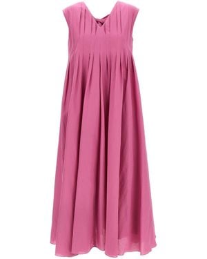 Max Mara Piega Abiti Rosa-Donna