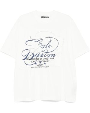 Cole Buxton Cotton T Shirts - White