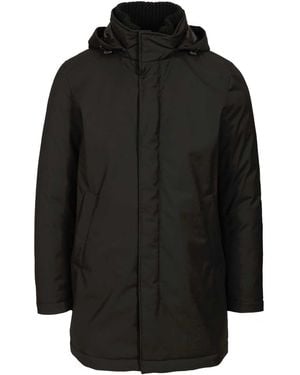 Herno Padded Jacket Tech Nylon Jackets - Black