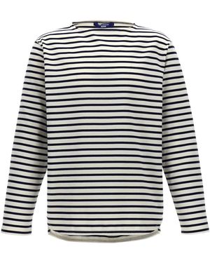 Junya Watanabe Striped T-Shirt - White