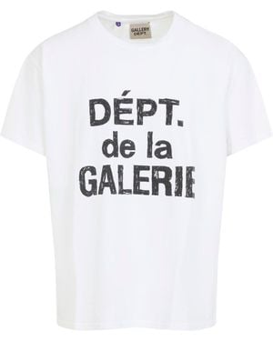 GALLERY DEPT. Moody Cotton T-Shirt-Uomo - Bianco